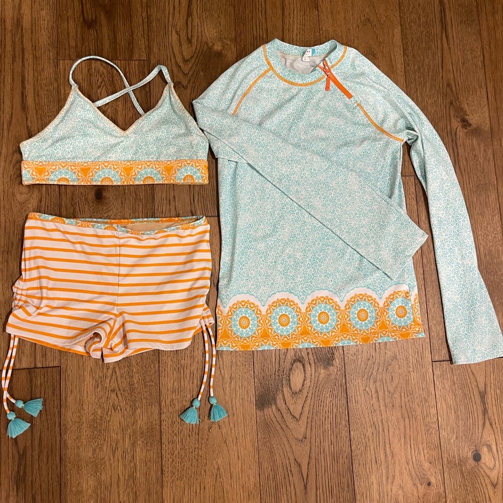 Cabana life 3 piece rash guard
